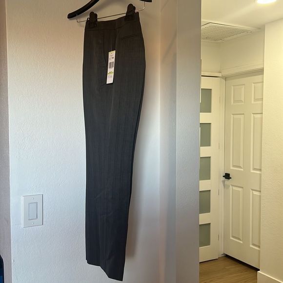 NWT Le Suit size 4 P charcoal grey - Picture 9 of 13